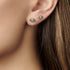 Diamond Devil's Eye Stud Earrings - ROUTINE FASHION